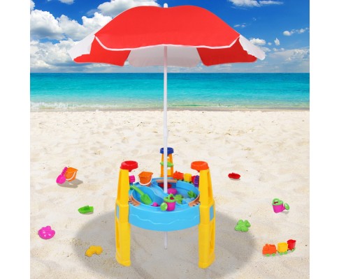 Kids Umbrella & Table Set 26 Piece by Keezi