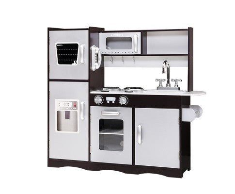 Keezi Kids Kitchen Play Set Wooden Pretend Toys Cooking Children