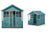 Deckhouse Wooden Playhouse - Teal by PlumPlay