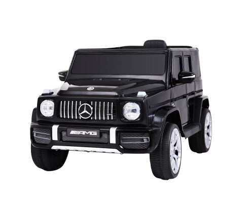 Kids Electric Ride On Car Mercedes-Benz Licensed AMG G63 Toy Cars 12V Black with Free Customized Plates