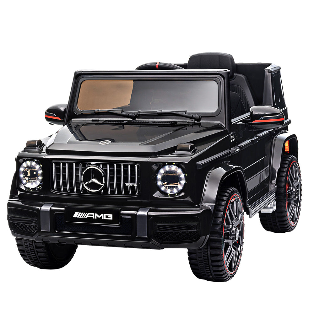 Kids Electric Ride On Car Mercedes-Benz Licensed AMG G63 Toy Cars Remote Black with Free Customized Plates