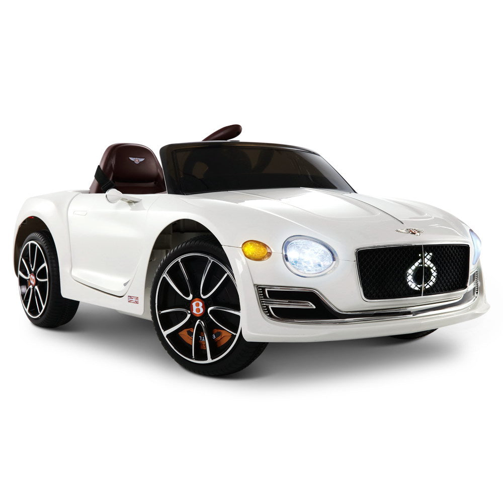 Bentley Style XP12 Electric Toy Car - White - Baby & Kids / Cars - Kids Toys Warehouse - kidstoyswarehouse