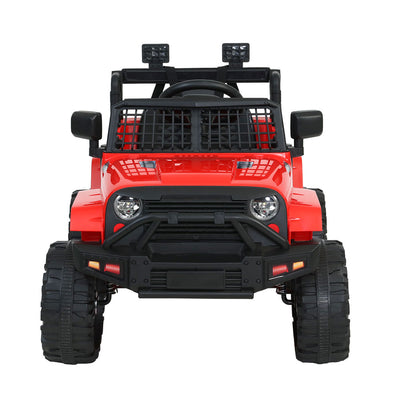 Rigo Kids Electric Ride On Car Jeep Toy Cars Remote 12V Red with Free Customized Plates