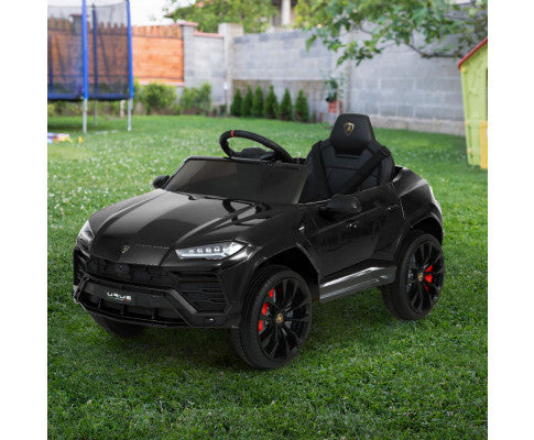 Rigo Kids Ride On Car Licensed Lamborghini 12V Electric URUS Remote Control Black