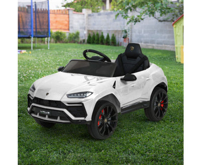 Rigo Kids Ride On Car Licensed Lamborghini 12V Electric URUS Remote Control White
