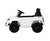 Kids Electric Ride On Car Toyota Tacoma Off Road Jeep Toy Cars Remote 12V Whte