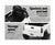 Toyota Ride On Car Tacoma Off Road Jeep 12V - White with Free Customized Plate