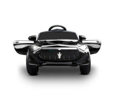 Rigo Kids Electric Ride On Car Maserati-inspried Toy Cars Remote 12V Black