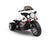 Rigo Kids Electric Ride On Patrol Police Car Harley-Inspired 6V Black