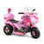 Rigo Kids Electric Ride On Police Motorcycle Motorbike 6V Battery Pink
