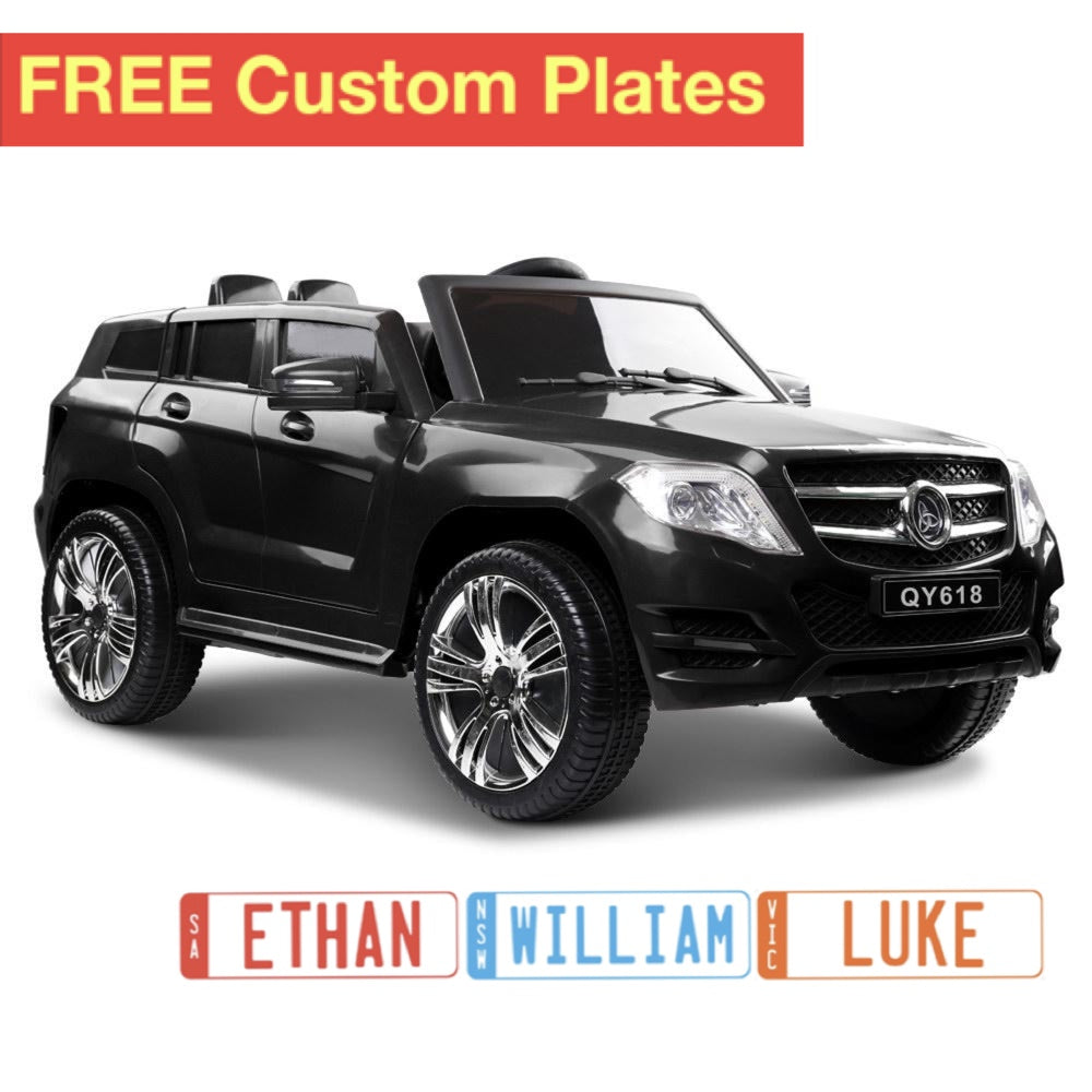 Rigo Kids Electric Ride On Car SUV Mercedes-Benz-Inspired ML450 Remote 12V Black