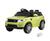 Rigo Kids Ride On Car (Range Rover Replica) - Green with Free Customized Plate