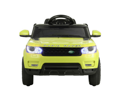 Rigo Kids Ride On Car (Range Rover Replica) - Green with Free Customized Plate