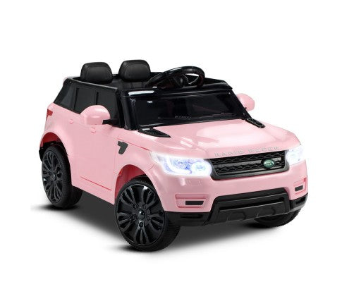 Rigo Kids Electric Ride On Car SUV Range Rover-inspired Cars Remote 12V Pink