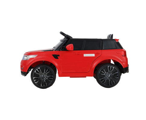 Rigo Kids Electric Ride On Car SUV Range Rover-inspired Cars Remote 12V Red with Free Customized Plates