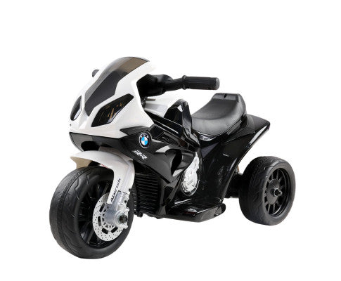 Kids Electric Ride On Car Police Motorcycle Motorbike BMW Licensed S1000RR Black