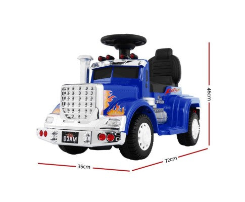 Rigo Kids Electric Ride On Car Truck Motorcycle Motorbike Toy Cars 6V Blue