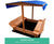 Wooden Outdoor Sand Box Set Sand Pit- Natural Wood by Keezi