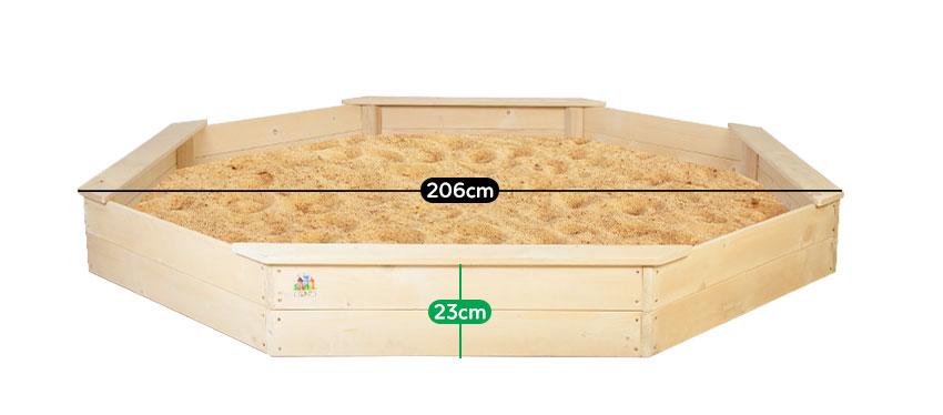 Lifespan Kids Large Octagonal Sandpit with Cover