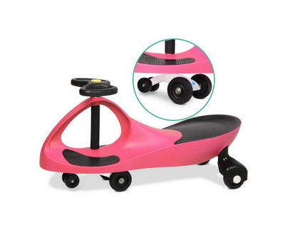 Rigo Kids Ride On Swing Car - Pink
