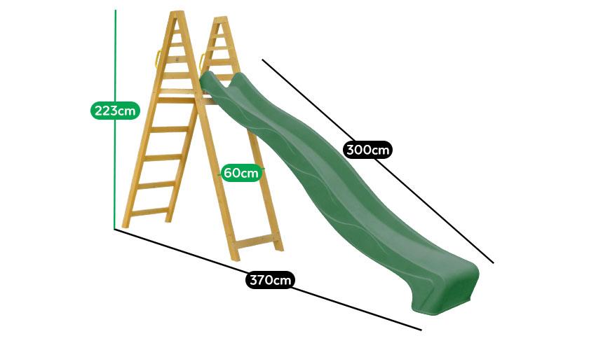 Lifespan Kids Jumbo Climb &  Green Slide