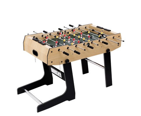 4FT Soccer Table Foosball Football Game Home Family Party Gift Playroom Foldable