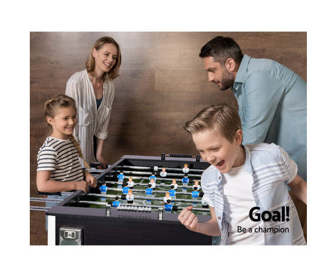 5FT Soccer Table Foosball Football Game Home Family Party Gift Playroom Black