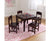 Farmhouse Table & 4 Chair Set (Brown)