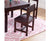 Farmhouse Table & 4 Chair Set (Brown)