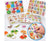 Wooden Alphabet ABC, Numbers and Farm Animals Learning Puzzles