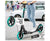 Lascoota Pulse Kick Push Commuter Scooter for Teen and Adult - Plum