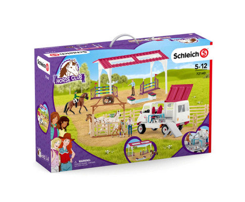 Schleich Large Playset Horse Club Vet Fitness Check for the Big Tournament 72140