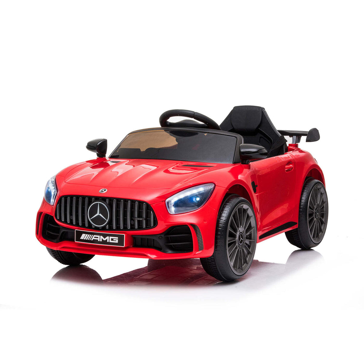 Products Kids Ride-On Car Licensed Mercedes GTR - Red with Free Customized Plate