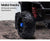 Rovo Kids Ride-On ATV Quad Bike - Black/Blue with Free Customized Plate