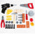 43pcs DIY Toy Power Workbench, Kids Power Tool Bench Construction Set with Tools and Electric Drill