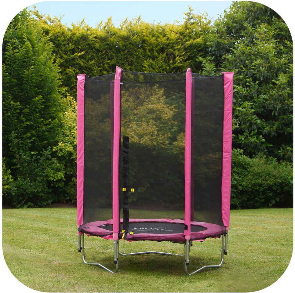 Junior Trampoline - Pink 4.5ft