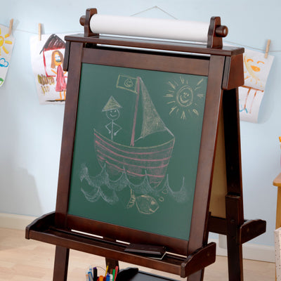 Deluxe Wooden Easel - Espresso by Kidkraft