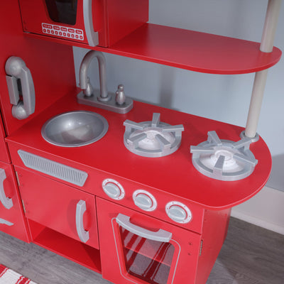 Vintage Play Kitchen - Red by KidKraft