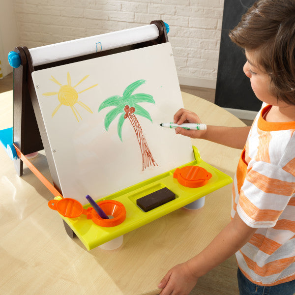 Tabletop Easel - Espresso with Brights by Kidkraft