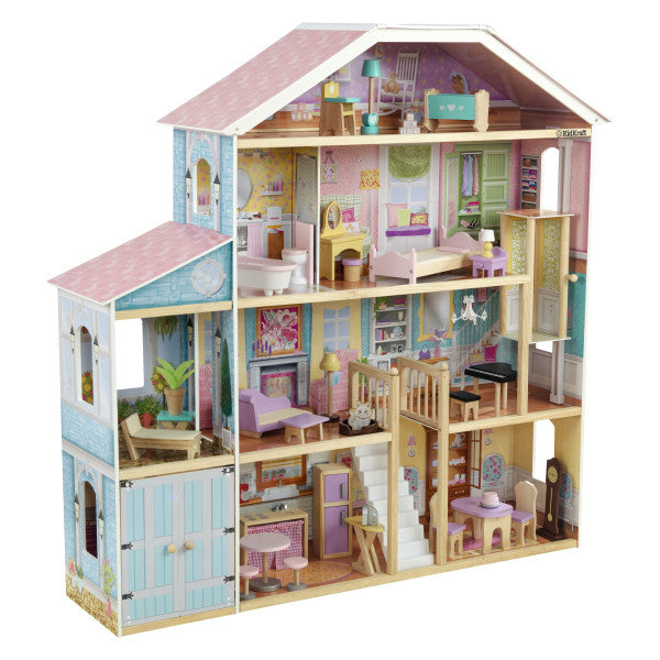 Grand View Mansion Dollhouse with EZ Kraft Assembly by KidKraft