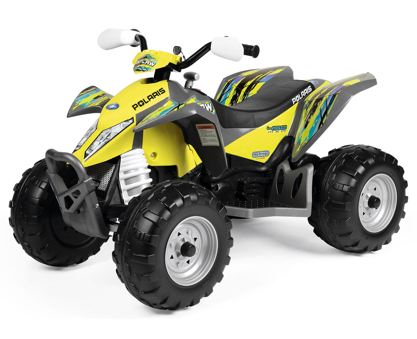 Peg Perego Polaris Outlaw Citrus Quad Bike 12V