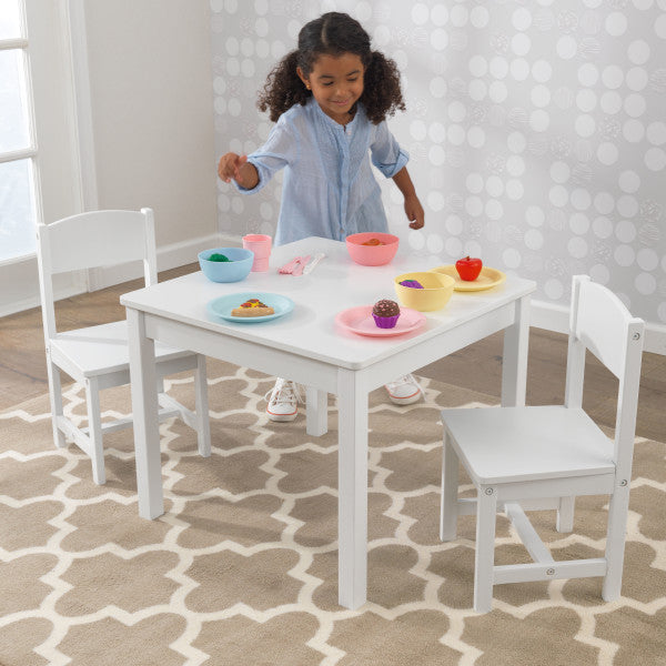 Aspen Table & 2 Chair Set - White by Kidkraft