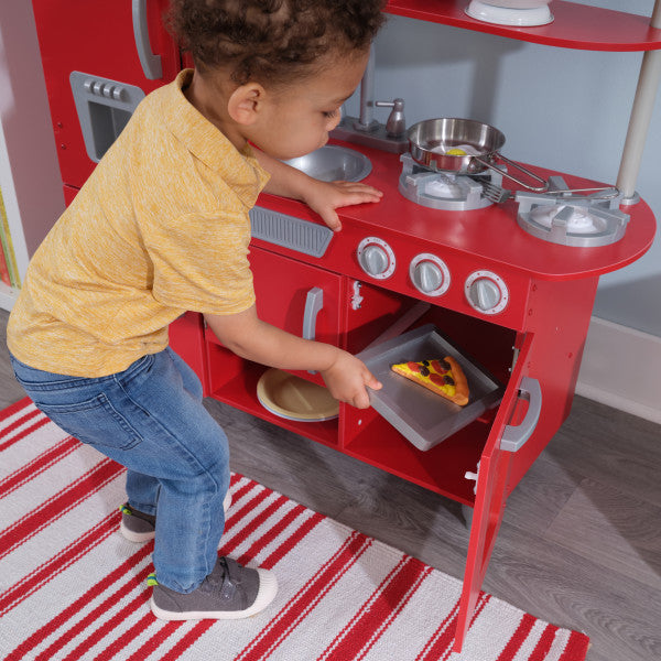 Vintage Play Kitchen - Red by KidKraft