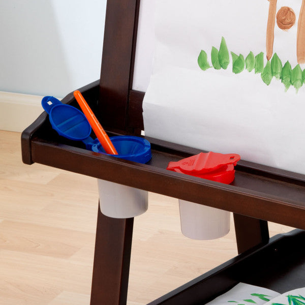 Deluxe Wooden Easel - Espresso by Kidkraft