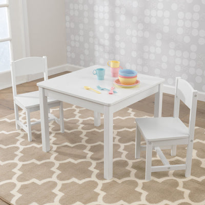 Aspen Table & 2 Chair Set - White by Kidkraft