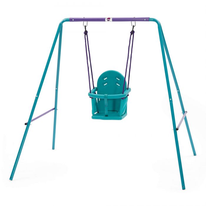 Plum 2-IN-1 Baby Swing Set (Purple/Teal)
