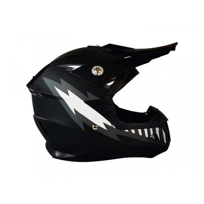 GMX Motocross Junior Helmet Black