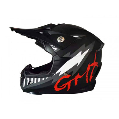 GMX Motocross Junior Helmet Black