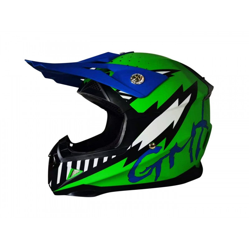 GMX Motocross Junior Helmet Green