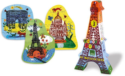 Eiffel Tower 3 Puzzles by Natalie Lete